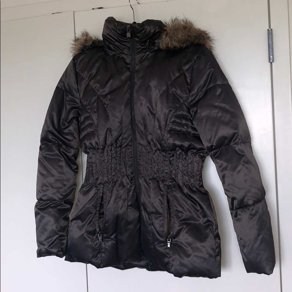 Dark gray winter coat by Laundry
